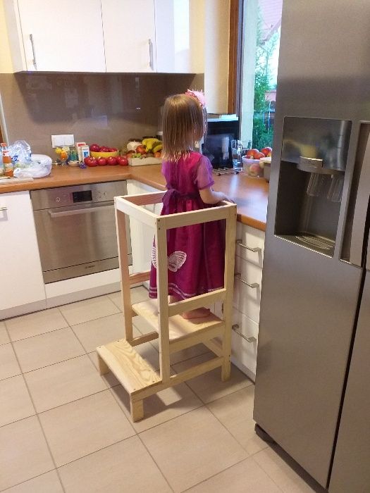 Kitchen HELPER REGULOWANY LEARNING TOWER pomocnik kuchenny dla dzieci