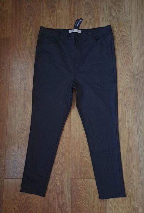 Черные женские кожаные штаны лосины бриджы/женские штаны из эко кожи