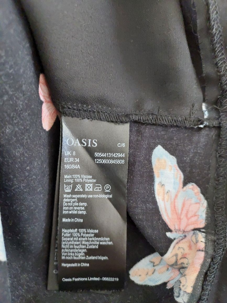 Bluzka bez ramion Oasis rozmiar xs/s.