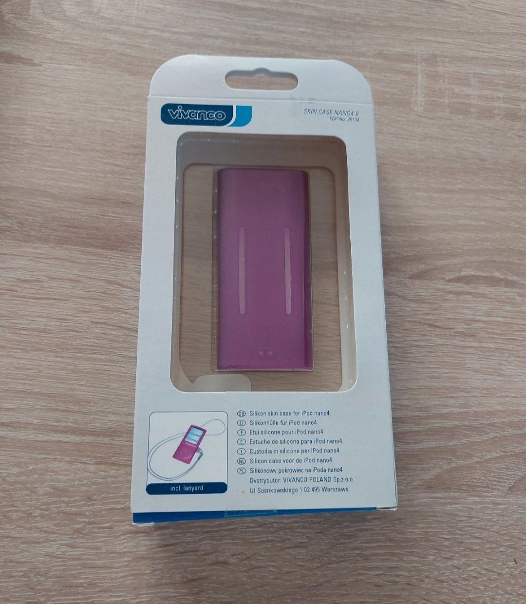 Case obudowa fioletowy na iPoda nano4 MP3 nowe