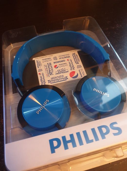 Kolekcjonerskie słuchawki PEPSI Philips SHL3000PS - edycja limitowana!