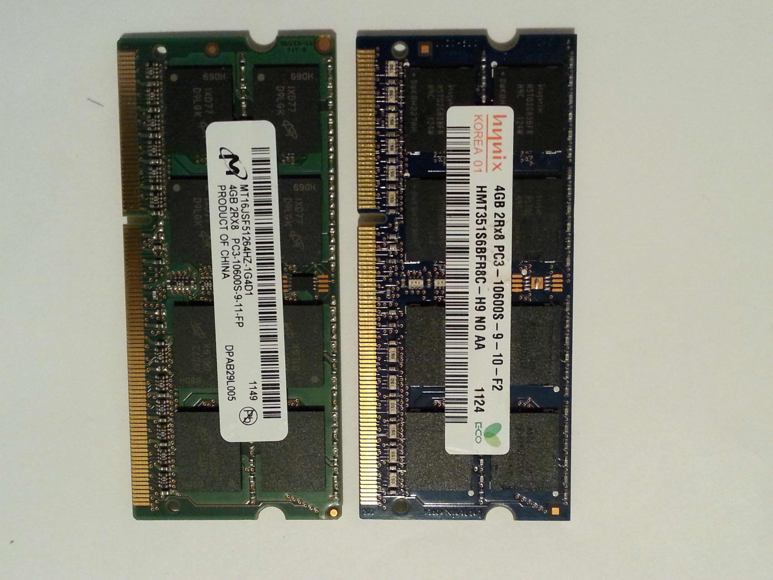Kości RAM sodimm- DDR4 4GB,8GB-DDR3 4GB,8GB . Laptop.