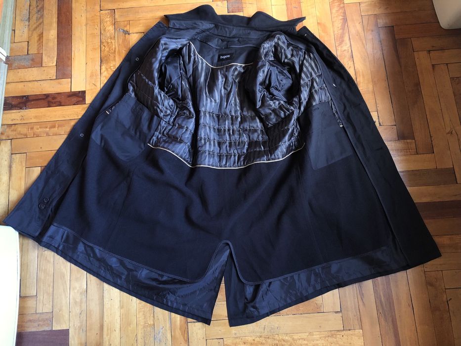 Шикарное, изысканное мужское пальто, плащ Bugatti Germany оригинал