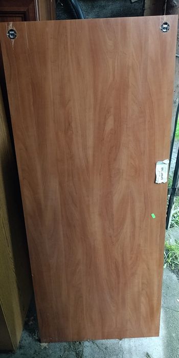 Duży wieszak do przedpokoju  black red white solidny drewniany