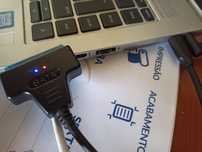 Cabo ligação Sata para USB C 3.0