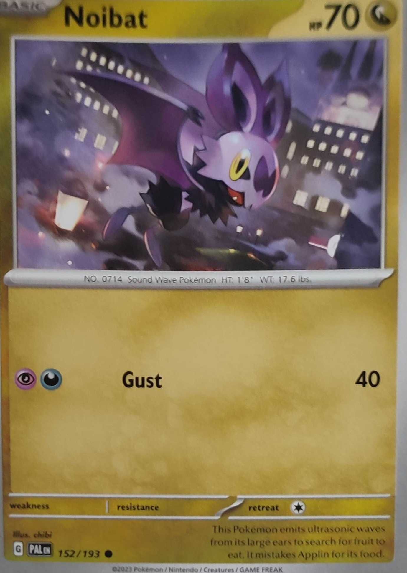 Karta Pokemon Noibat