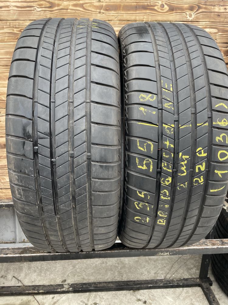 Літні шини 235/55 r18 Bridgestone 22 рік 7мм