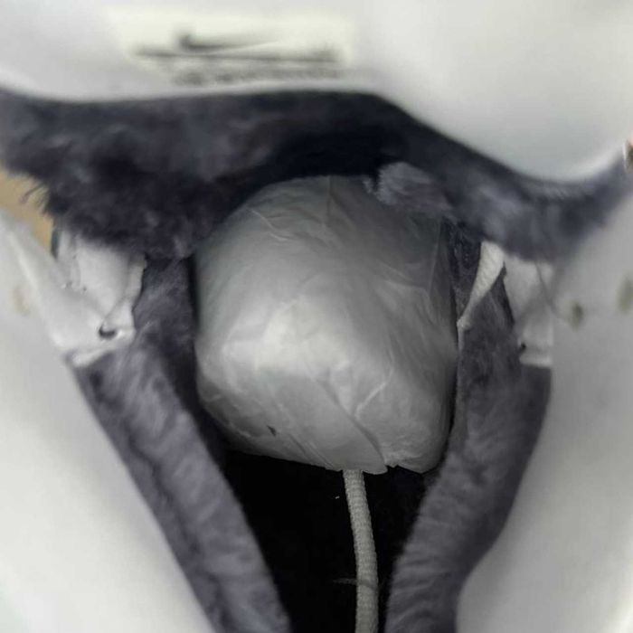 Nike M2K Tekno High Fur White женские зимние кроссовки с мехом Найк