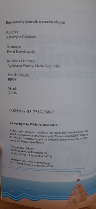 Słownik wyrazów obcych ilustrowany Greg