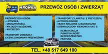 TAXI. Licencjonowany przewóz do 8 osób z rowerami