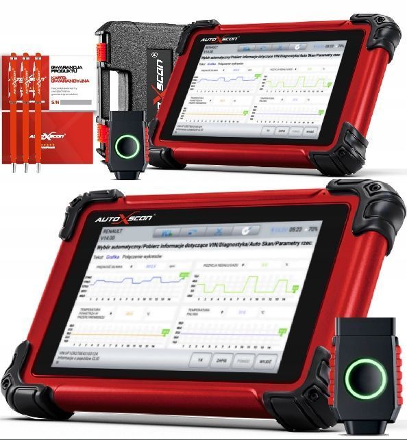 TESTER DIAGNOSTYCZNY AUTOXSCAN RS860 PRO POLSKI INTERFEJS KOMPUTER OBD2