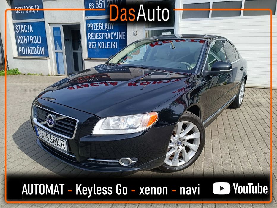 Volvo S80 AUTOMAT - 2012 - navi - keyless go - skóra - po serwisie - FILM
