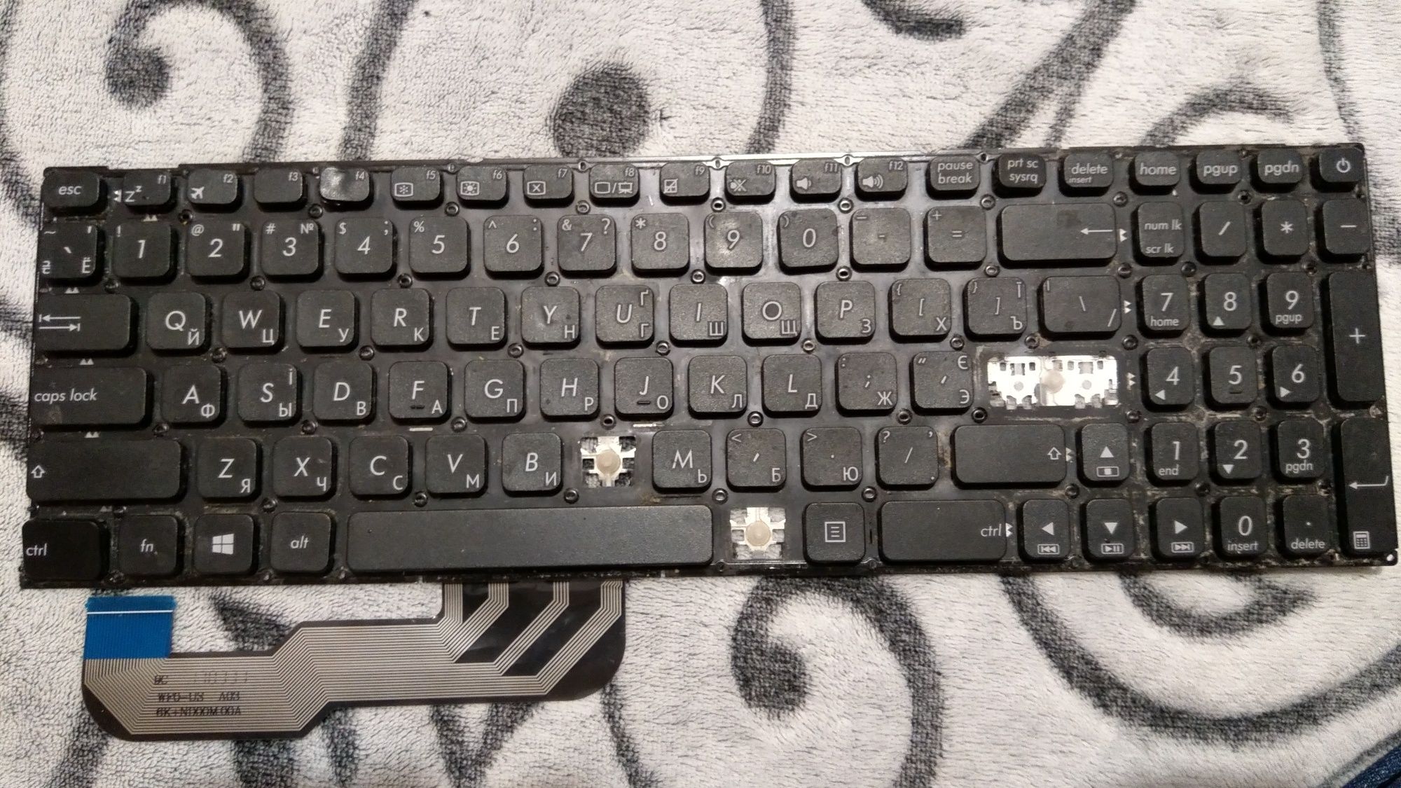 Кнопки клавиши клавиатуры ноутбука Asus x541 R541 F541 K541 A541