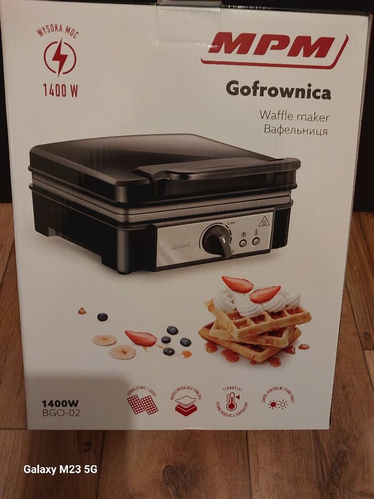Gofrownica 1400V nowa MPM