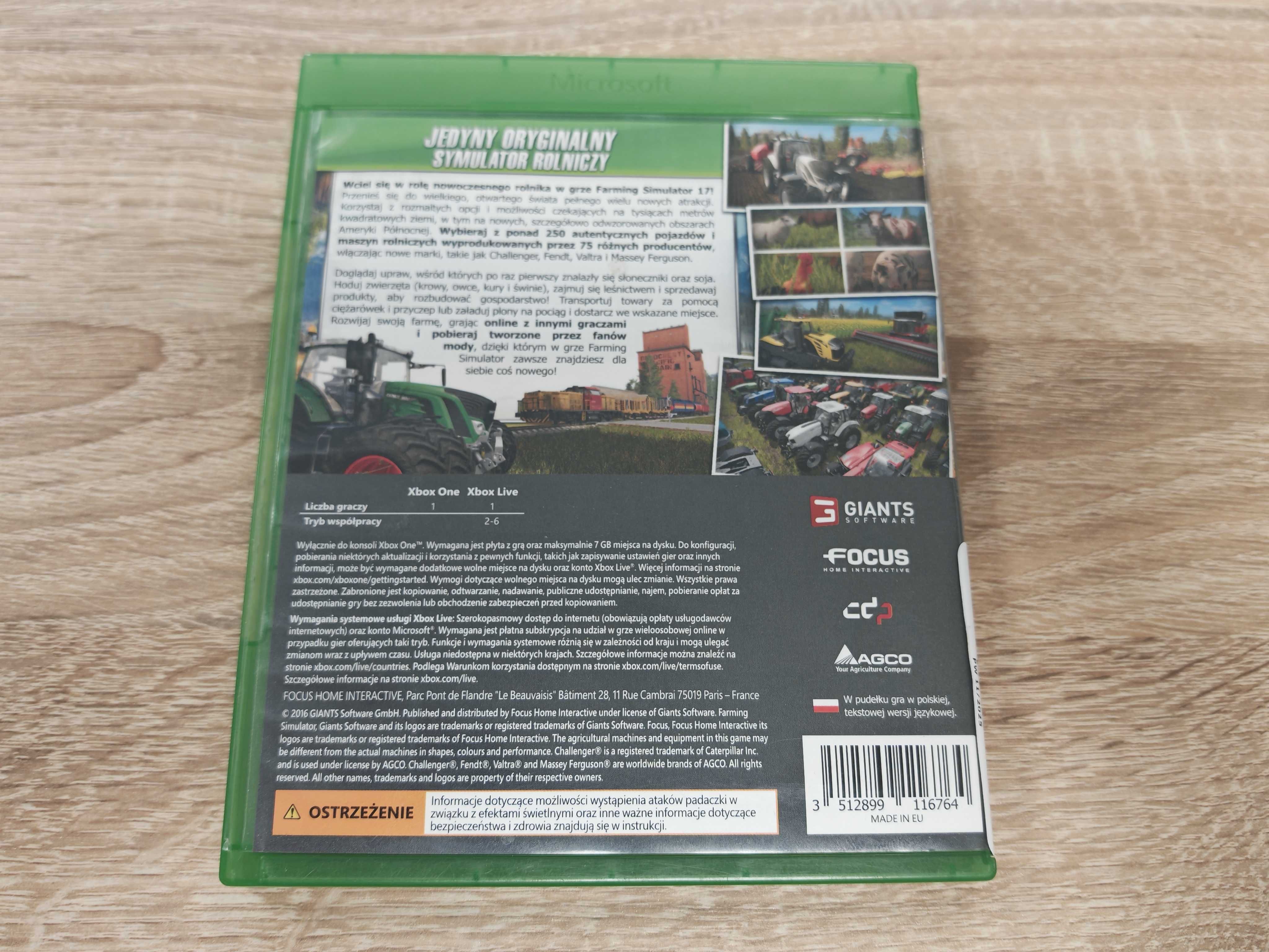 Gra Xbox One Farming Simulator 17