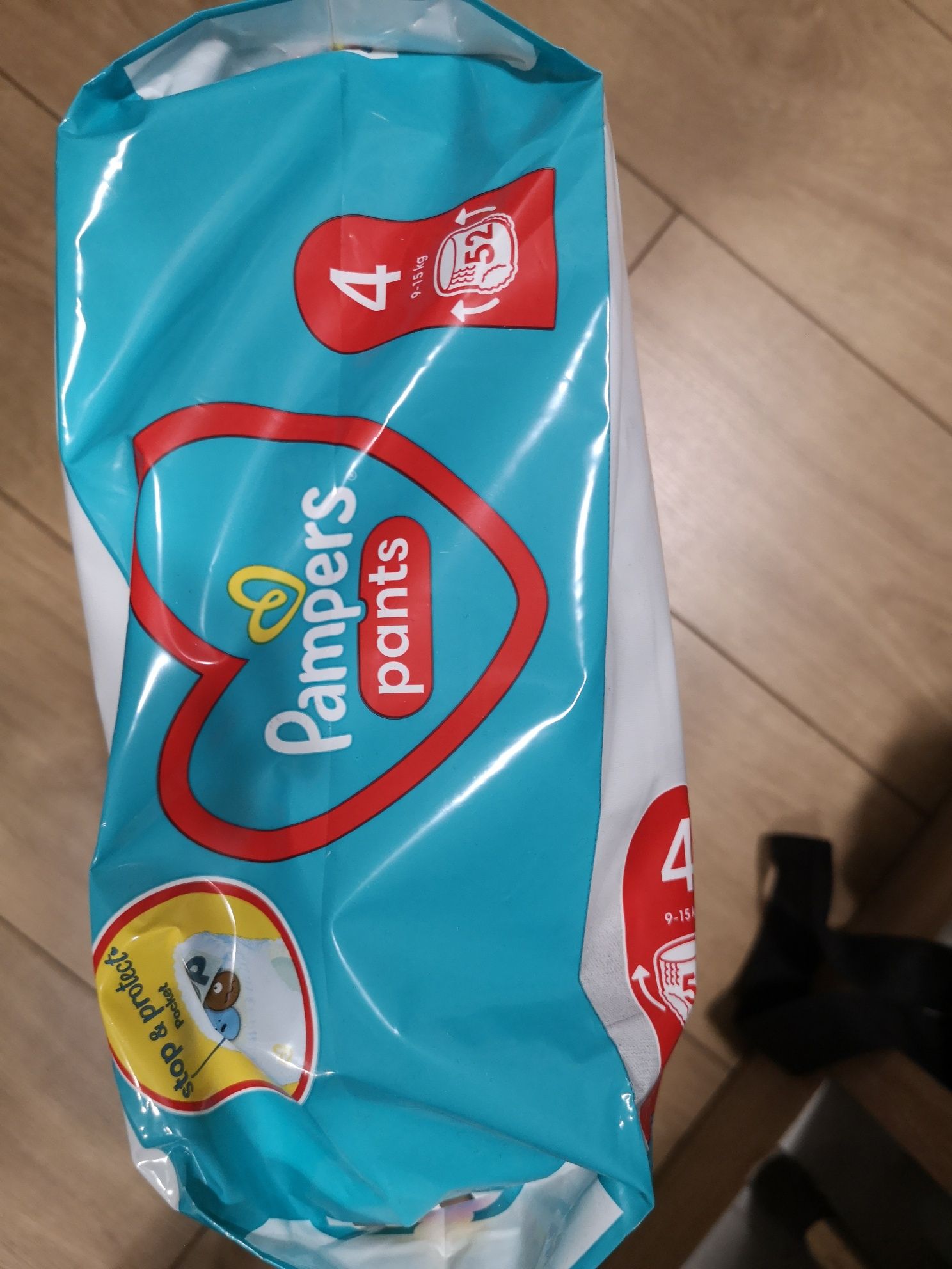 Pieluszki Pampers Pants rozmiar 4 - 52szt.