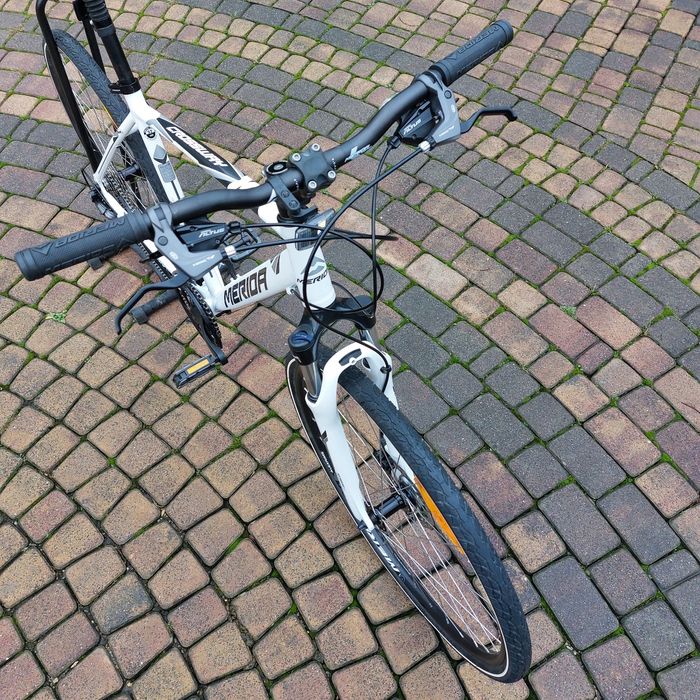 Jak Nowy Rower Merida Crossway 40 r. L 52cm Shimano Altus 3x9 Biały