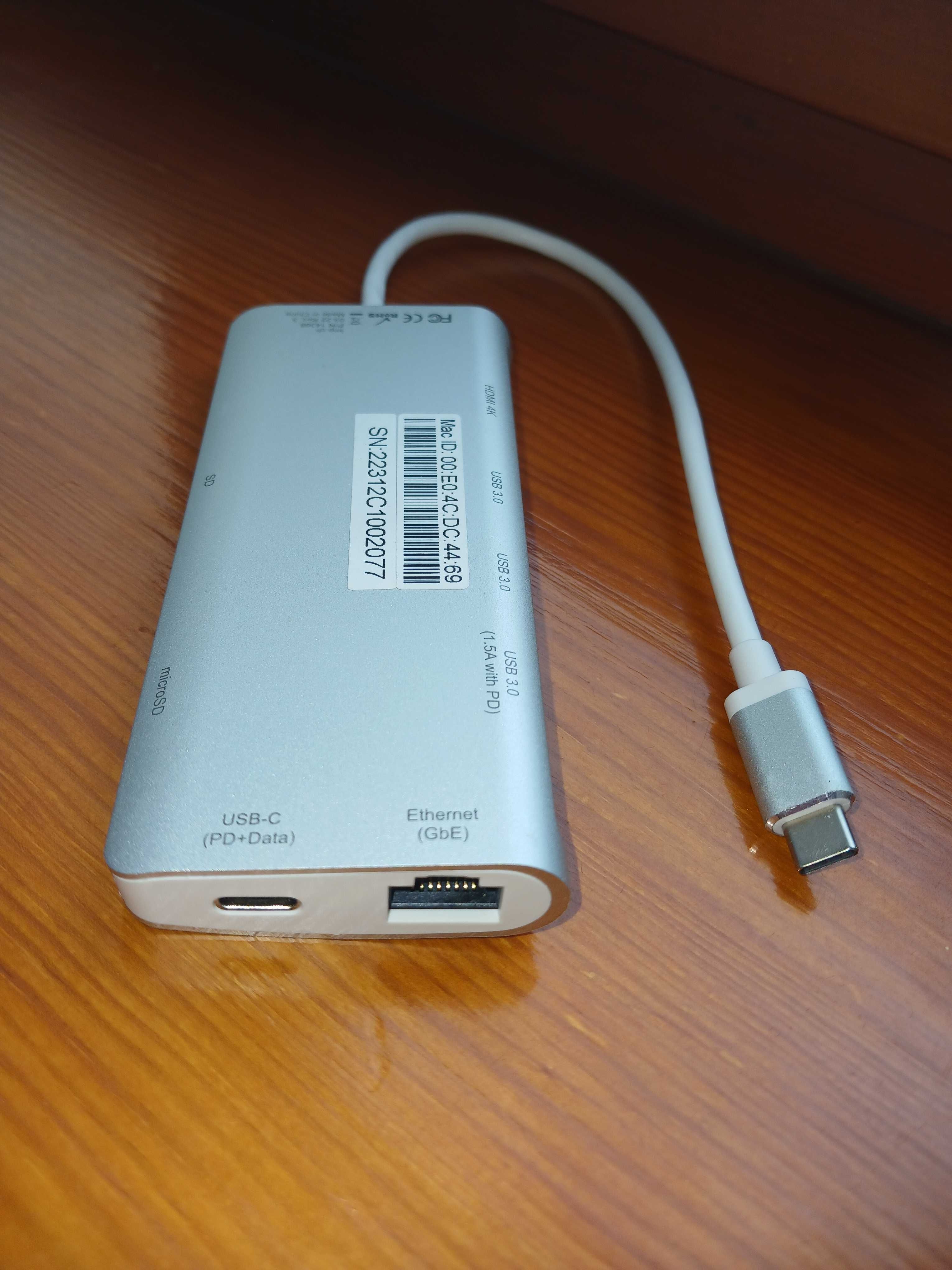 LMP USB-C Video Hub 5 Port, HDMI, 3x USB 3.0 - Silver