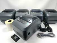 ZEBRA GX430T 300dpi термотрансферний принтер етикеток 101мм USB/LAN