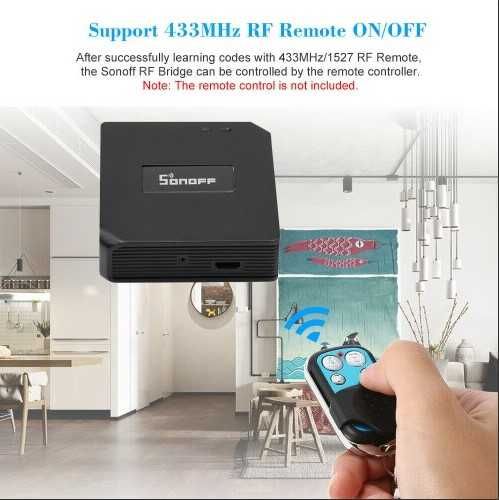 Sonoff Rf Bridge 433mhz Wifi Wireless - Suporte Alexa Google Home