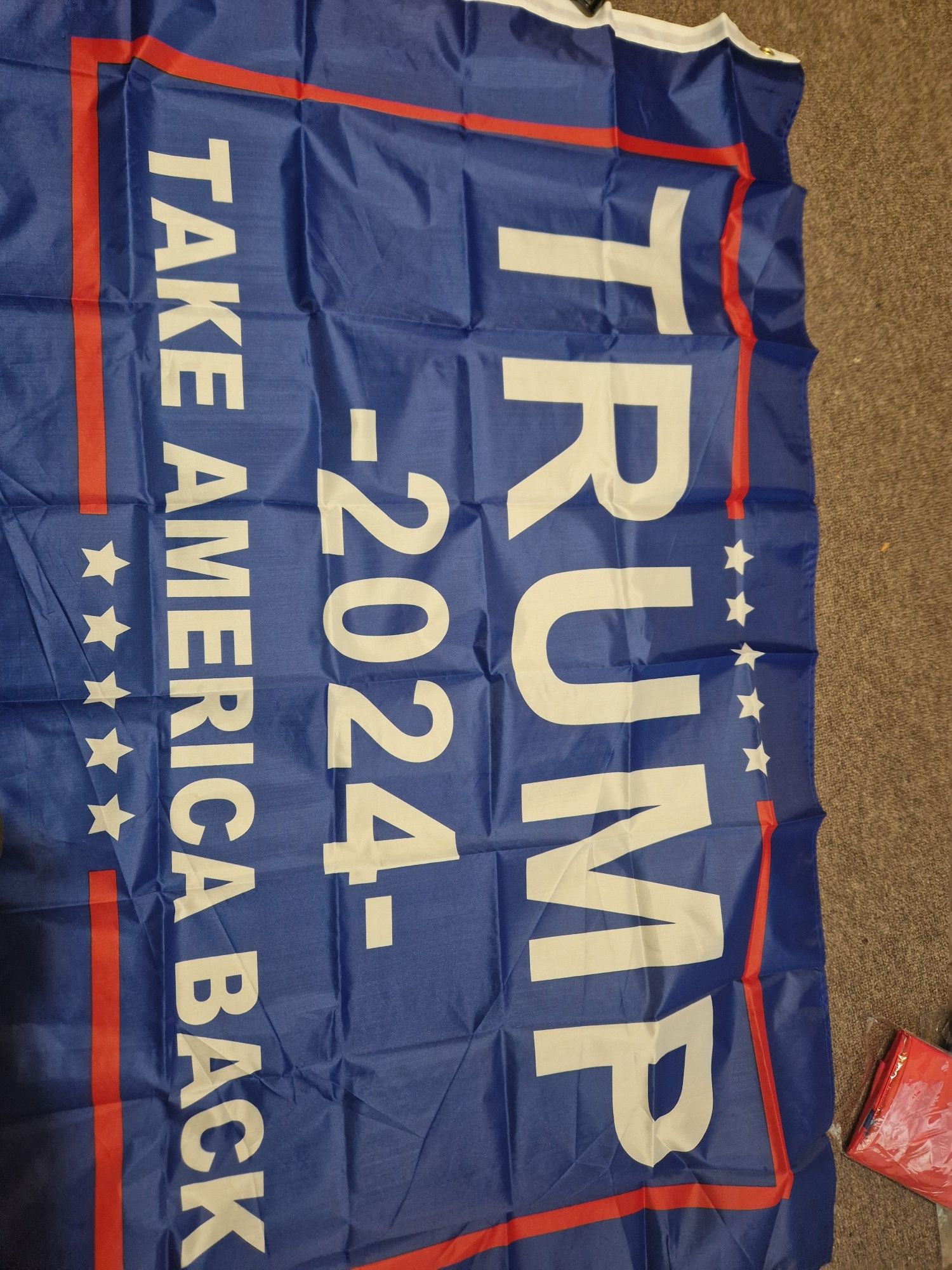 Nowa wielkA Flaga Donald Trump Take America Great Again 150x90