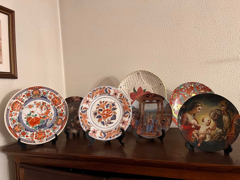 Pratos decorativos