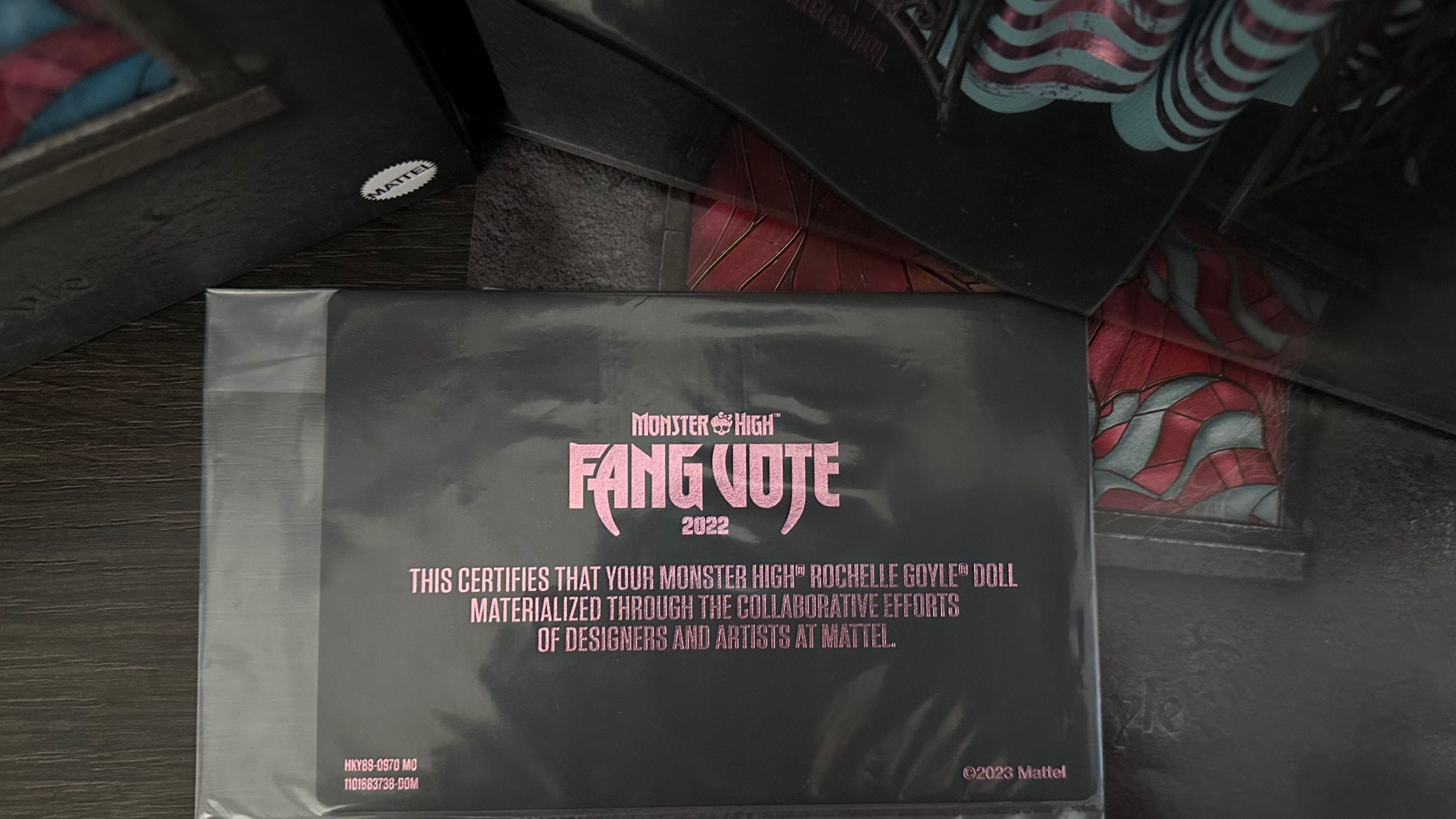 Monster high Рошель Гойл Fang Vote