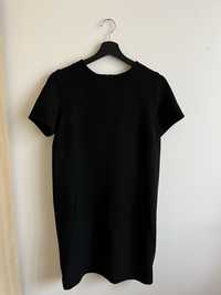 sukienka czarna z kieszeniami zara m 38