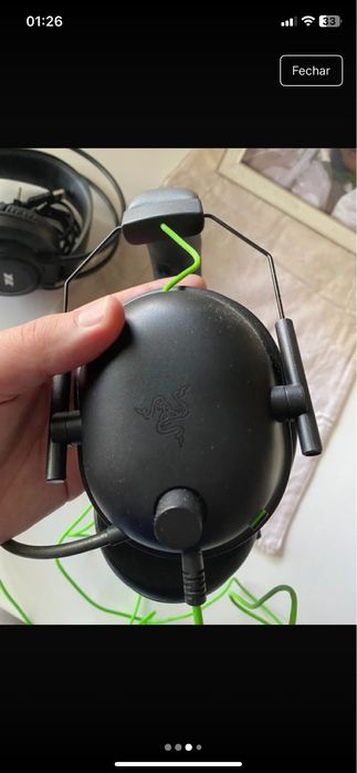 Headset Razer Blackshark v2 preto