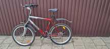 Rower MTB amortyzatory przednie hamulec tarczowy