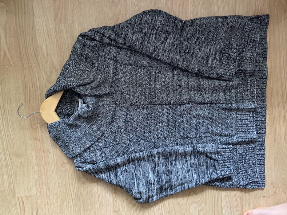 Sweter golf szary Calvin Klein oversize