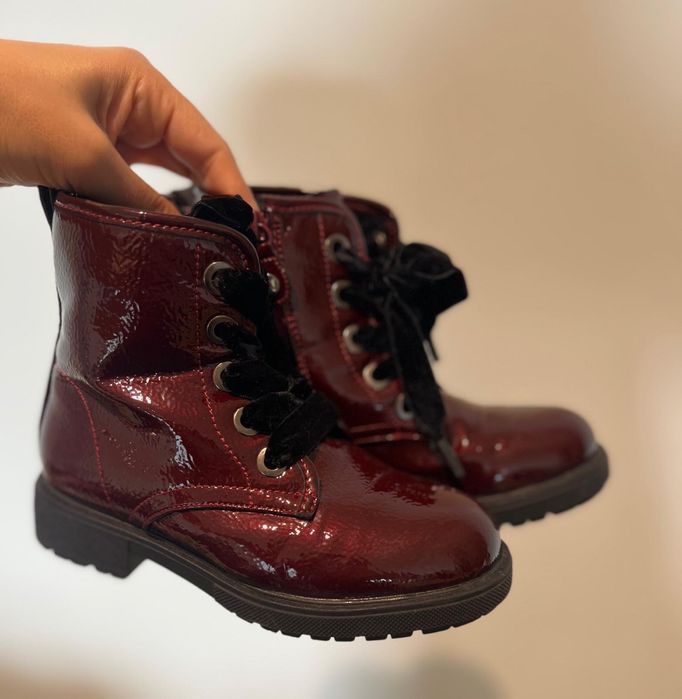 Bota menina bordeaux tamanho 30 gioseppo