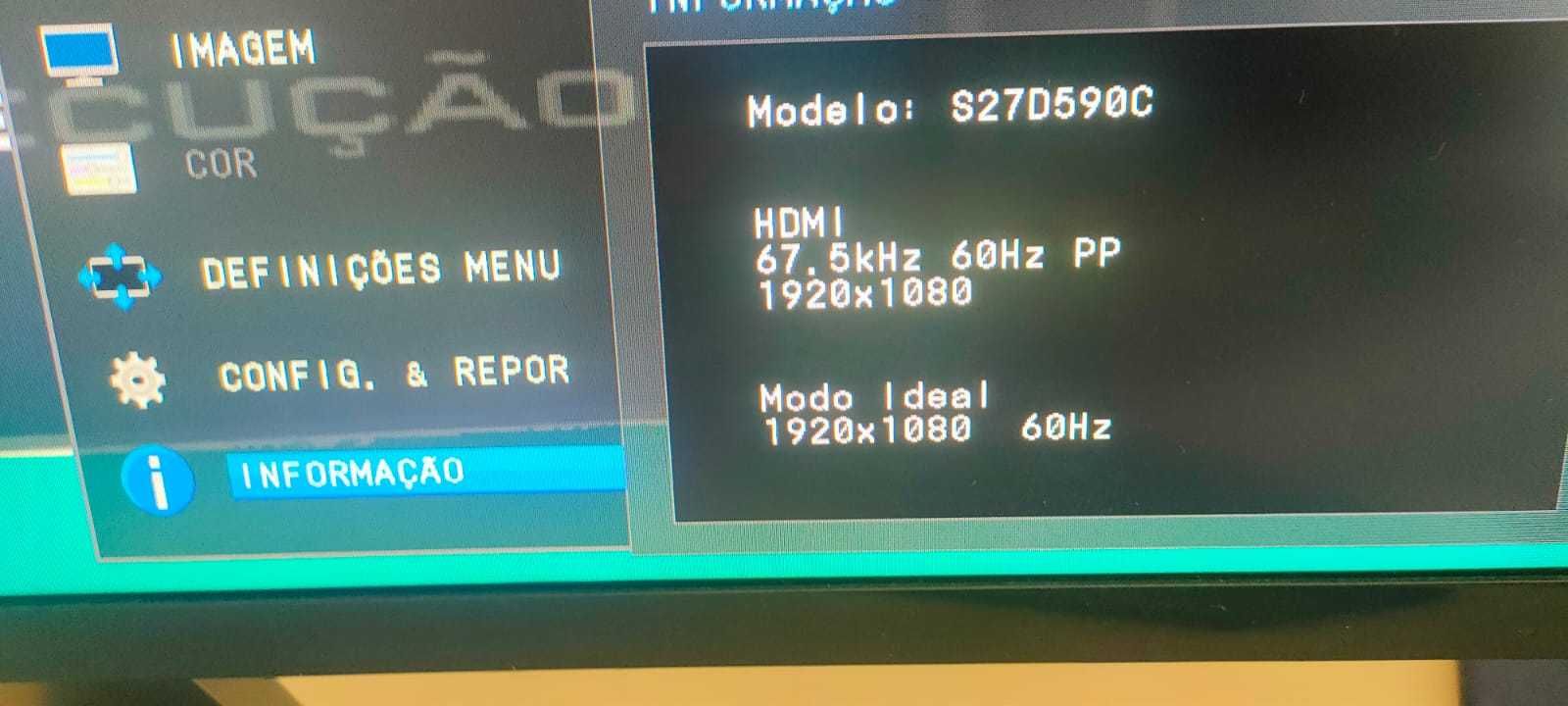 Monitor Samsung curved monitor monitor Samsung s27d590c