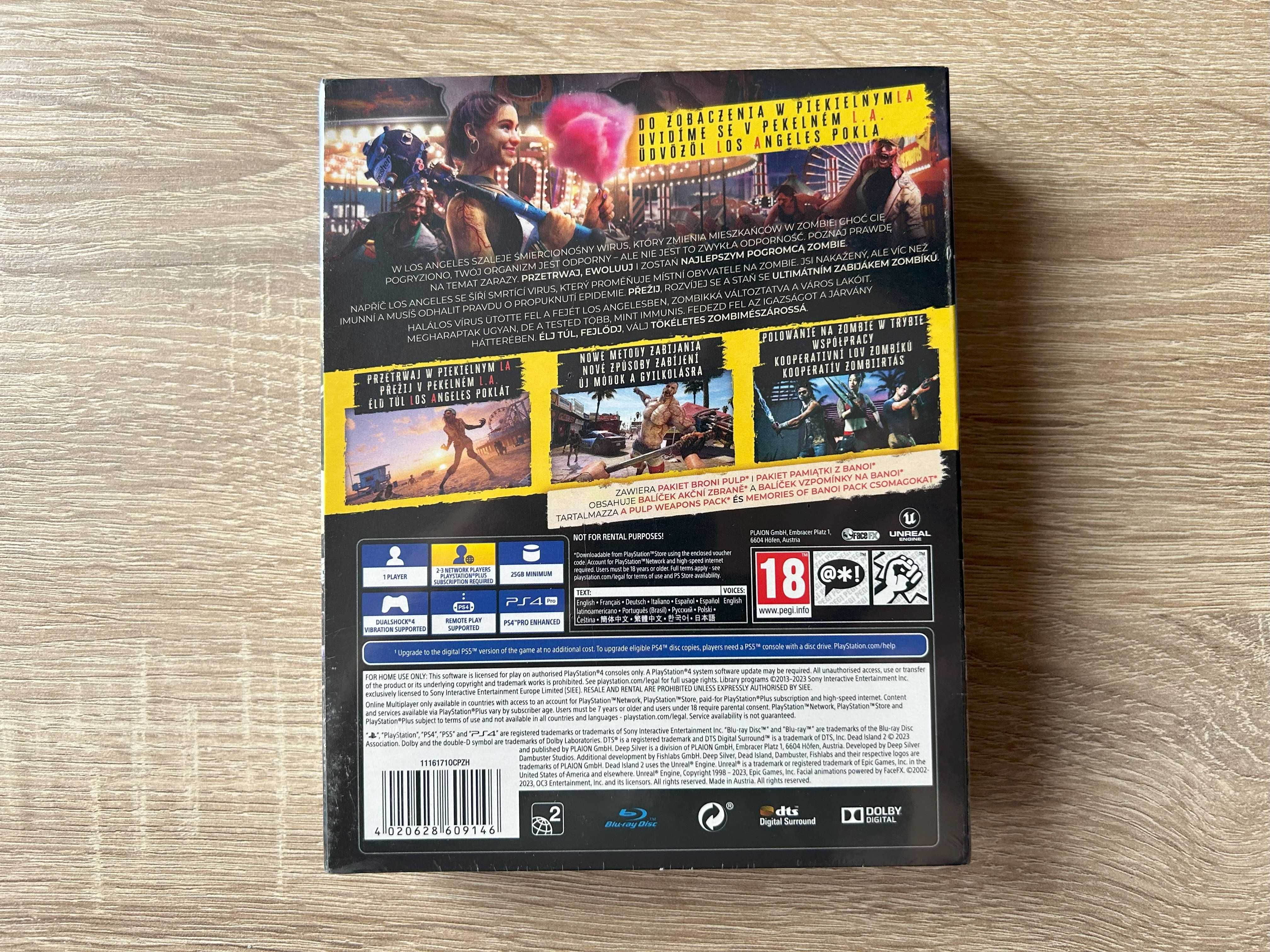 Dead Island 2 - Edycja Pulp + Steelbook - PS4 / PS5 - PL - NOWA, FOLIA