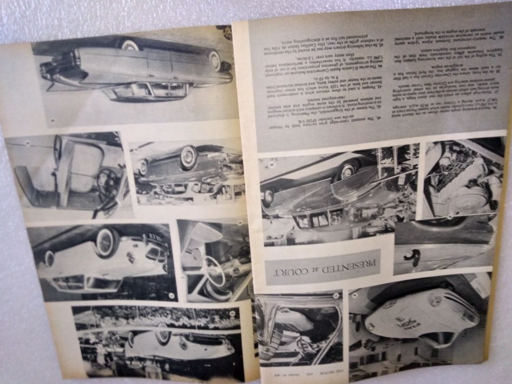 Rara revista The Motor Outubro de 1959