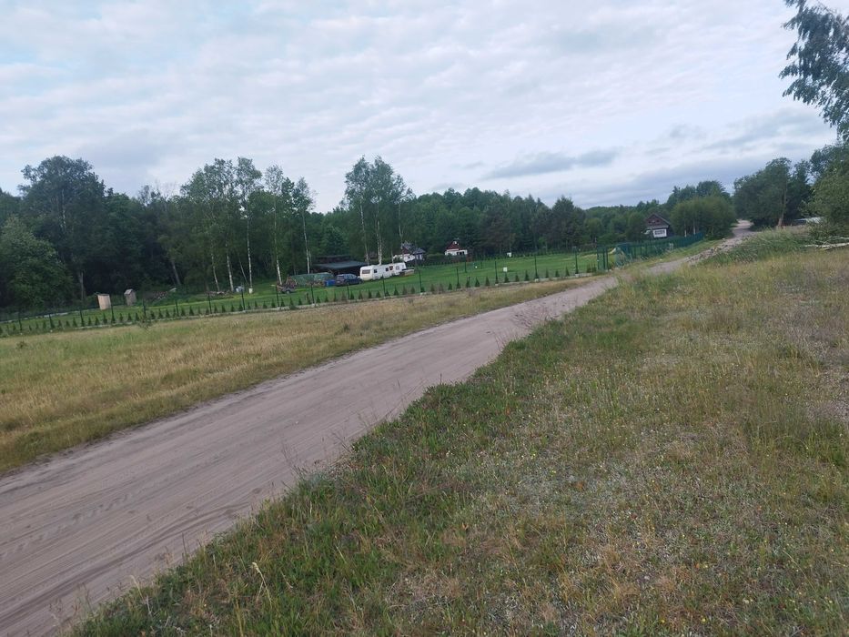 Działka Budowlana Pilchy nad Jez Roś Półwy na wzgórzu777m2 200m od Jez