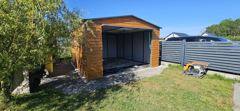 GARAŻ Drewnopodobny Hala Wiata Rolnicza Budka ogrodowa Magazyn Blaszak