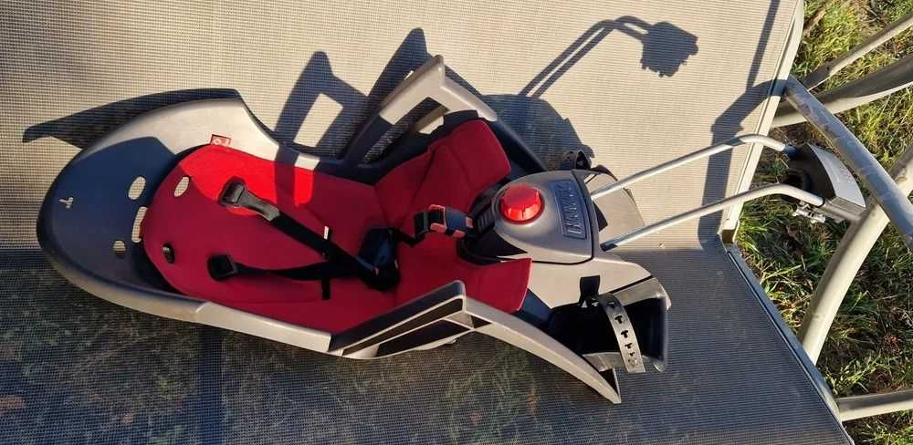 Fotelik rowerowy tylny Hamax Siesta uchylany na ramę pod siodełko