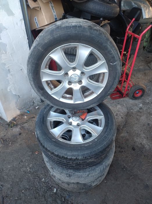 Alufelgi 16 5 x114.3 z Oponami 205/55/16 2020 r Mazda 5 Cr19 Wysyłka