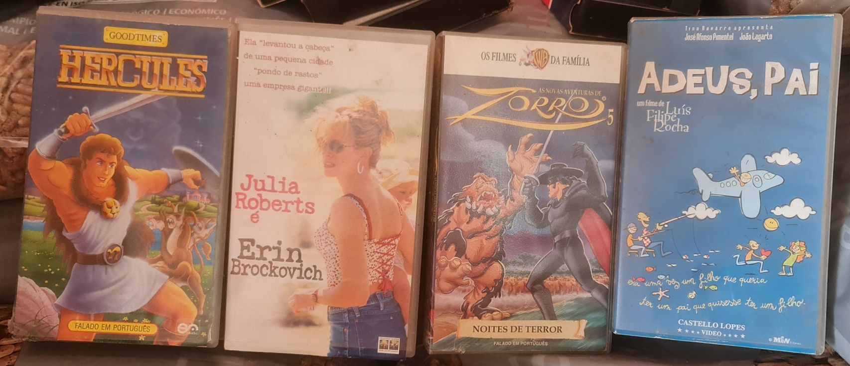 Lote de cassetes VHS