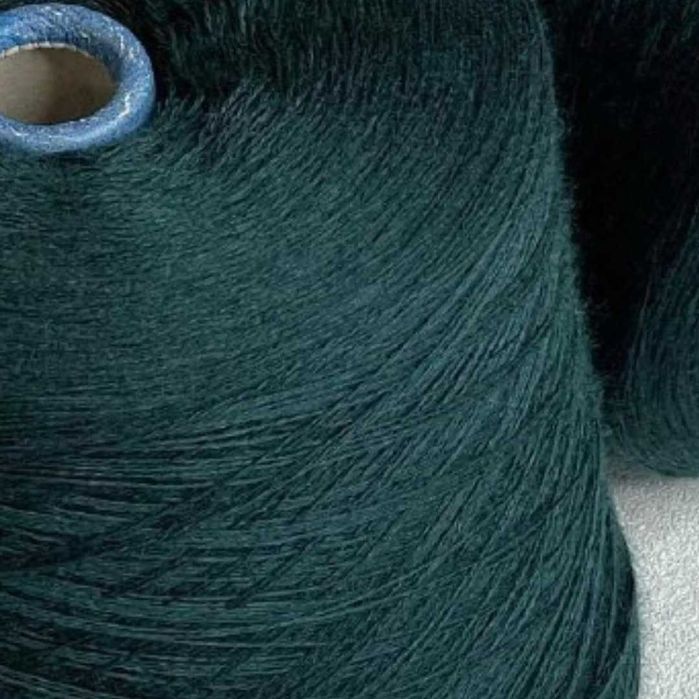 Светр 100% меринос зелений хвоя, бутилочний