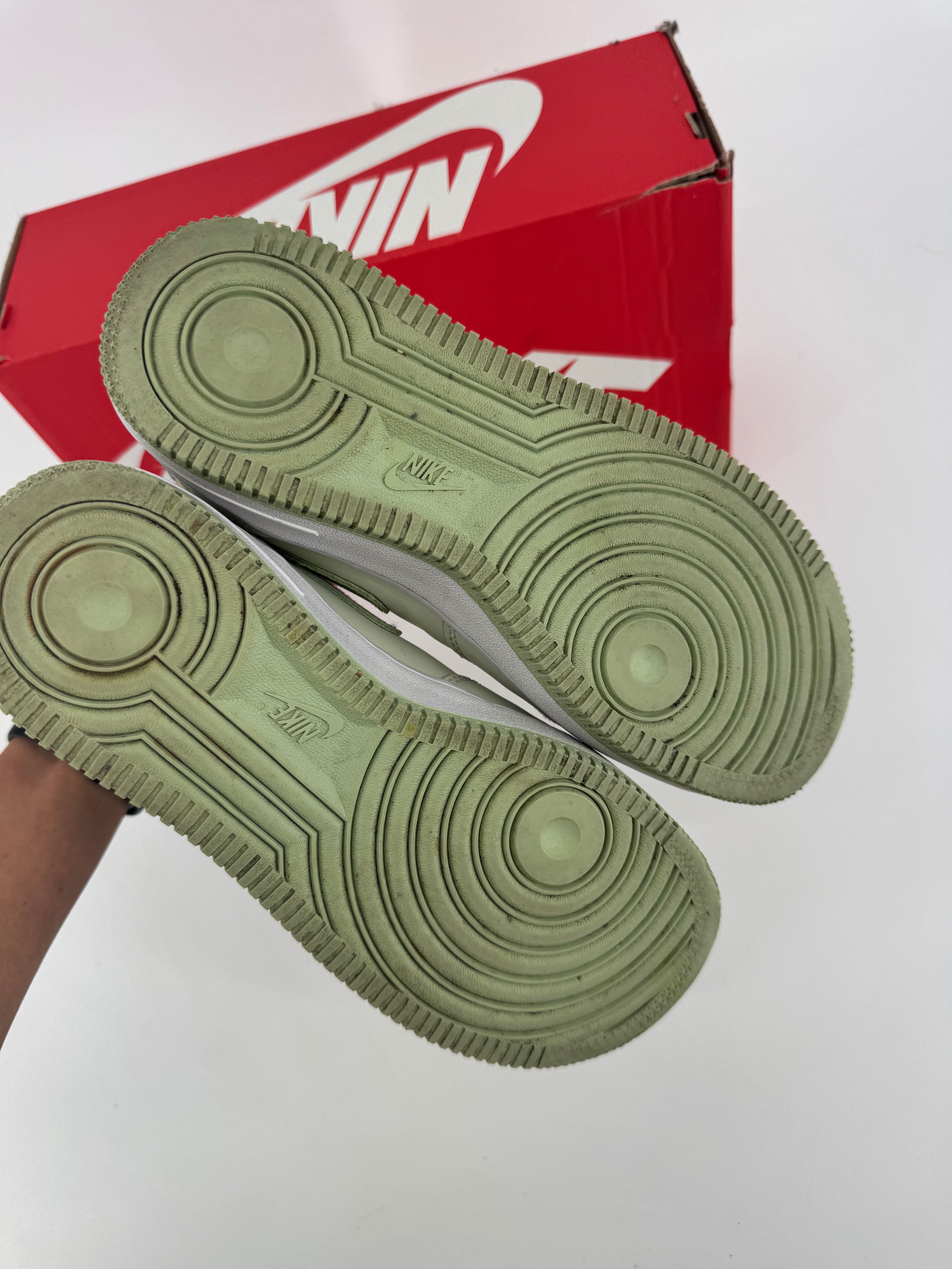 Nike air force 1 mid pistacjowe zielone forcy 36,5 sportowe damskie