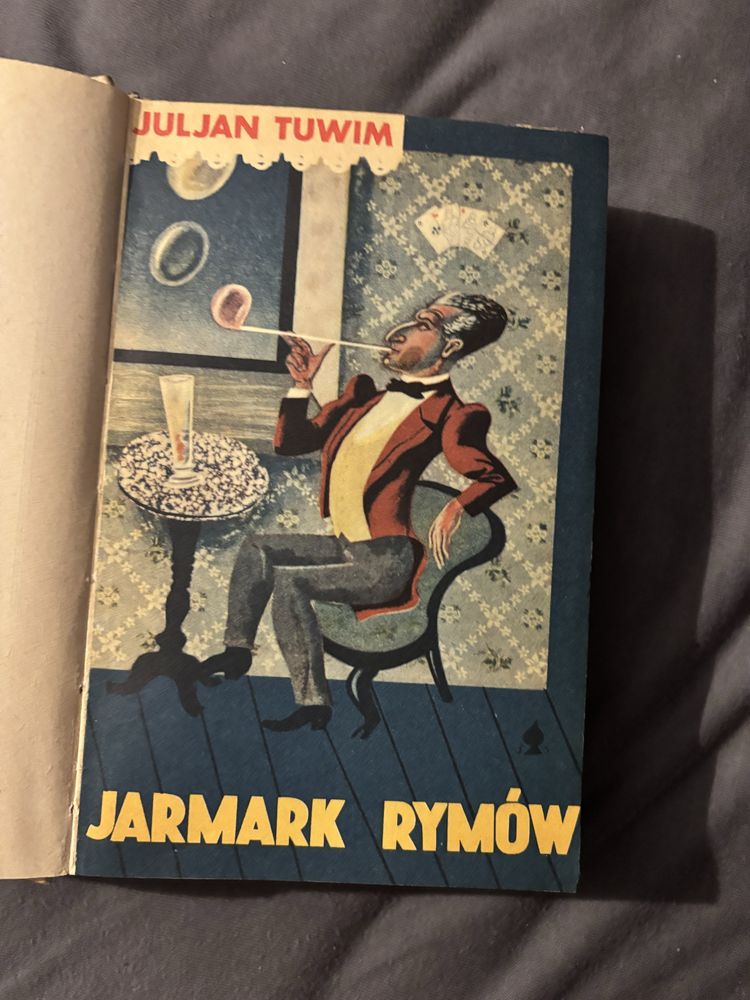 Ksiazka Julian Tuwim Jarmark Rymów z 1958 roku.