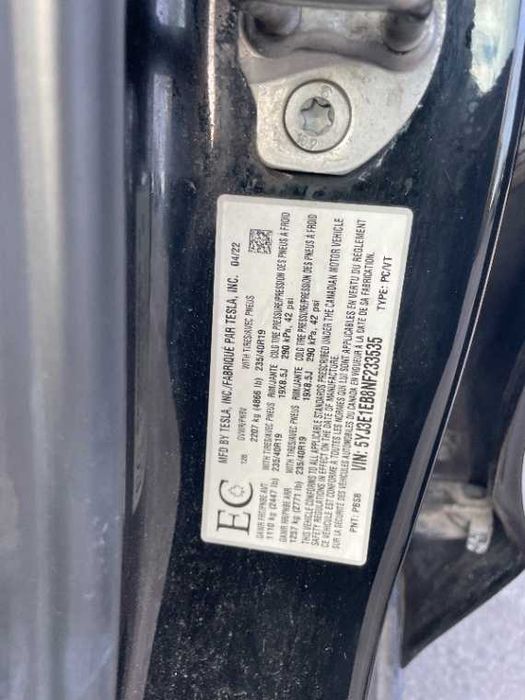 Tesla Model 3 long Range 2022