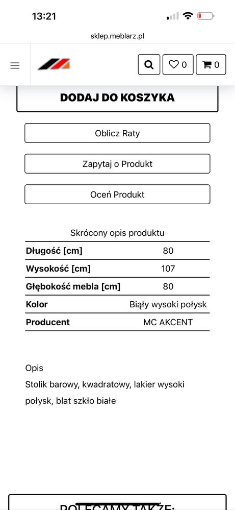 Zestaw barowy. Stolik barowy wysoki i hoker welurowy