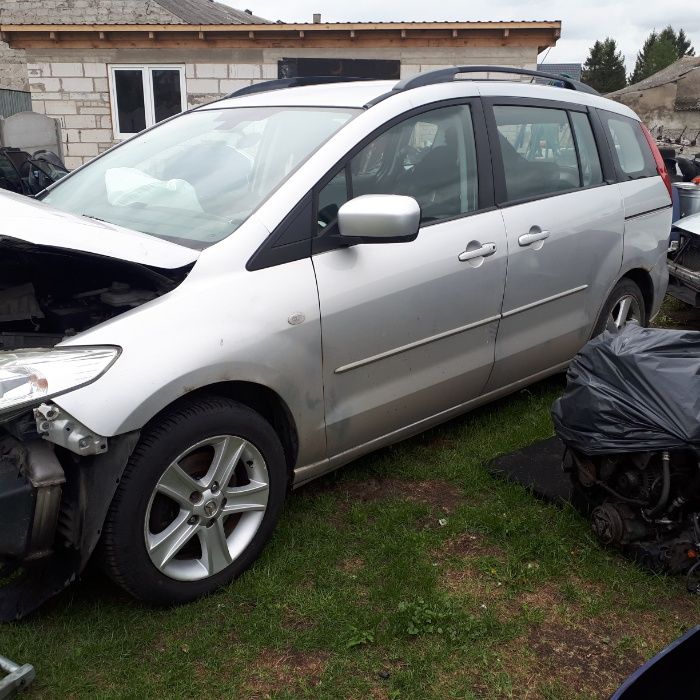 Klapa zderzak tył mazda 5 22v srebrny