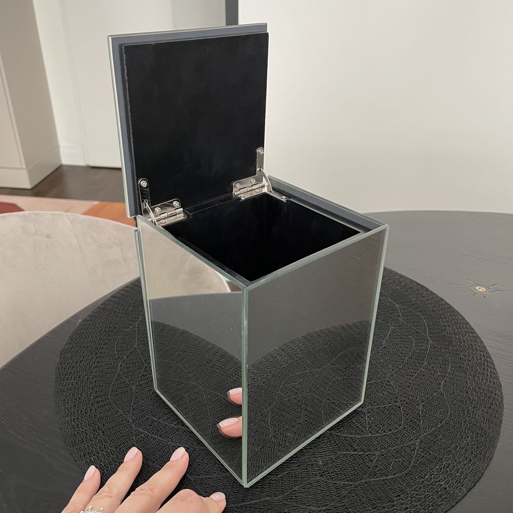 Szkatułka pudełko lustrzana