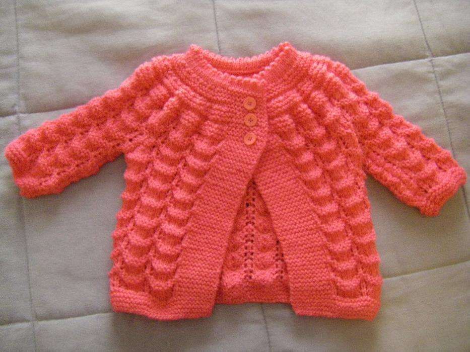 Casaquinho de Bébé em Tricot