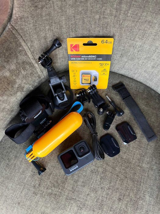 Екшн-камера GoPro Hero 9 + карта пам'яті