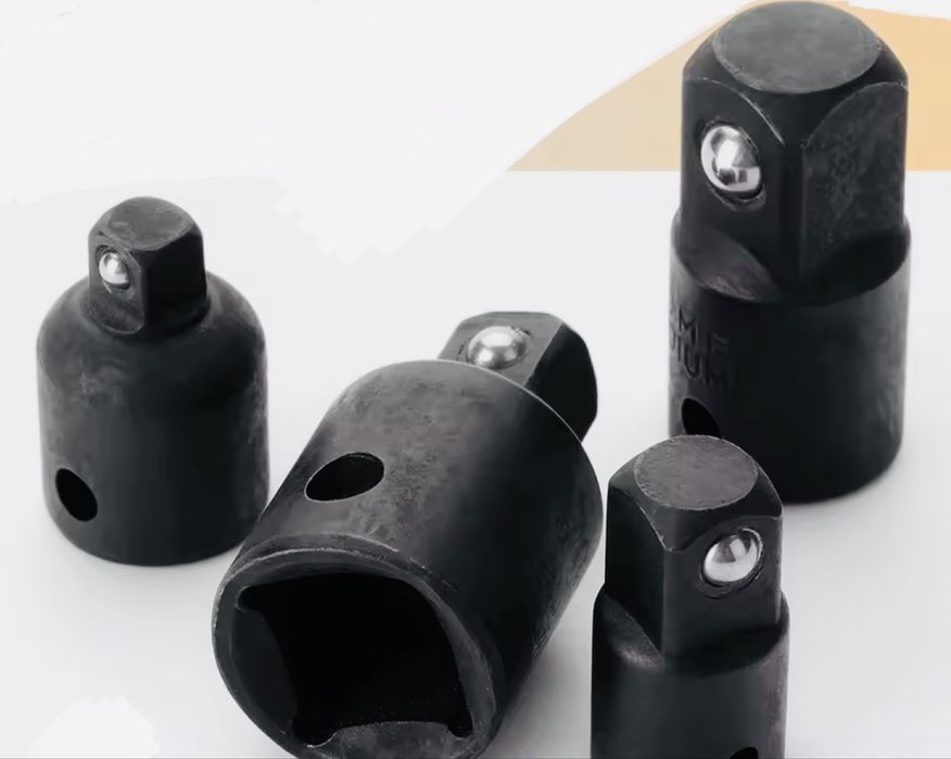 Набор 4шт ударних перехідників приєднувальний квадрат головки трещотка